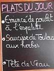 Le Champ De Foire menu