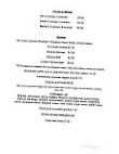 Ossipee Mountain Grille menu