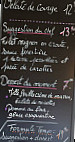 Les Notes Gourmandes menu