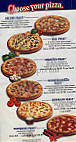 Domino's Pizza menu