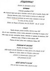 La Petite Table menu