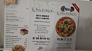 Gepetto Pizza menu