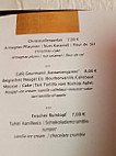 Kastaniengarten menu