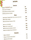 La Fabrique menu