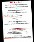 La Mirabelle menu