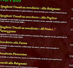 La Faluche menu