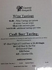 Daveste Vineyards menu