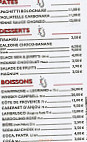 Pizz'a Bella menu