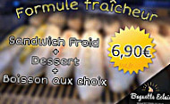 Baguette Éclair menu