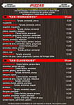 Le Virus Pizza menu