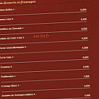 Fabioli menu