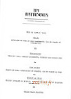 Les Bistronomes menu