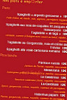 La Trattoria del Sole menu