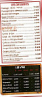 La Frite Doree menu