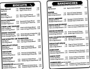 Little Rocket menu