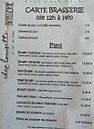 Chez Louisette menu