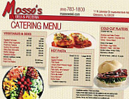 Masso's Deli Pizzeria menu