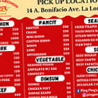 Ping Ping's Native Lechon menu