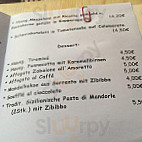 Vineria Fraschetta menu