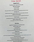 Alfe's menu