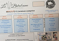 Le Bistrot'nome menu