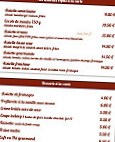 Le Passé Simple menu