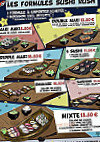 Sushi Rush menu