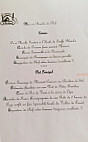 Auberge Du Bachelard menu