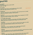 L'Arbre a Pin menu