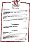 L'aigle De Carthage menu