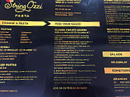 StringOzzi Pasta Mooloolaba menu