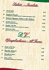 Dolce Vita menu