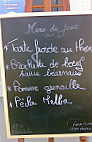 Le Sevre menu