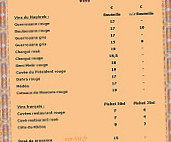 Le Marrakech menu