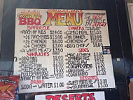 Rodgers Real Bbq menu