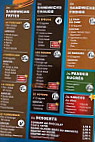 Planète Pizza menu