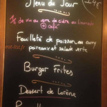 Bar Restaurant L'art Des Choix menu