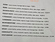 Auberge Du Cheval Blanc menu