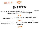 Cocorico menu