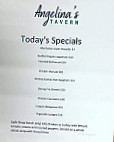 Angelina's Tavern menu