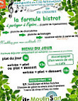 Bistrot Du Moulin menu