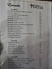 Meson Iberia menu