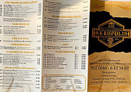 Griechisches Akropolis menu