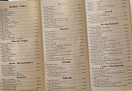 Pizzeria Conca D'oro menu