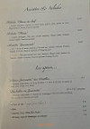 Atelier Gourmand menu