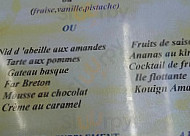 Restaurant Des Remparts menu