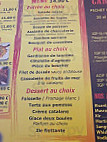 A L' Heure Espagnole menu