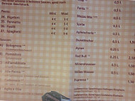 Pizzeria Pizza Pazza menu