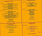 Au Vermillon menu