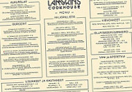 Lamykin's Cookhouse menu